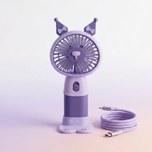 Mini Handheld Fan – Portable USB Rechargeable Cooling Fan