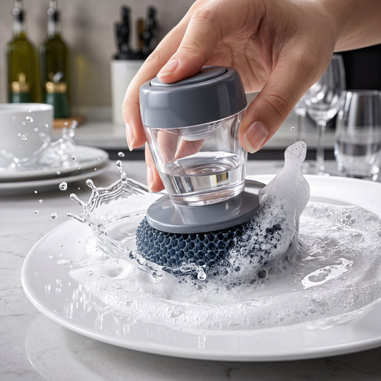 Automatic Soap Dispensing Dish Scrubber Brush