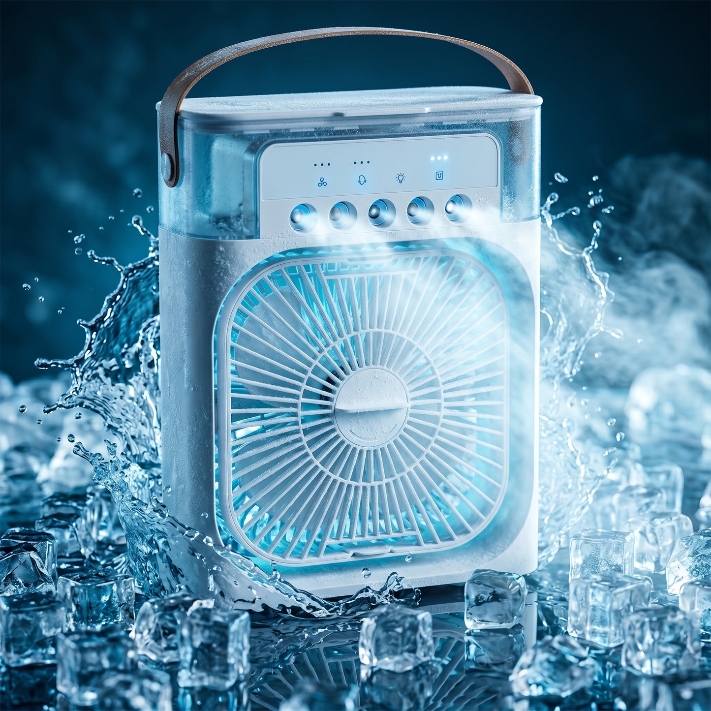 Portable Air Cooler Fan with Mist Cooling