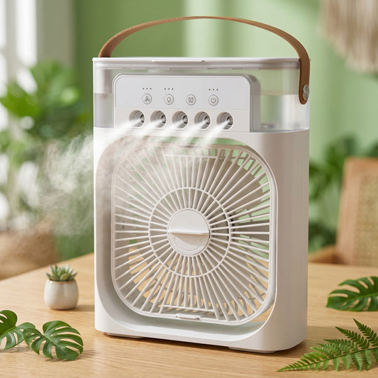 Portable Air Cooler Fan with Mist Cooling